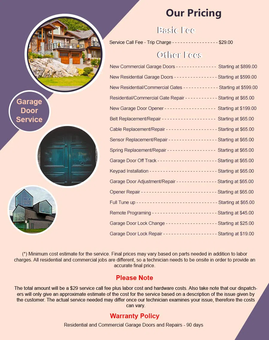 Community Garage Door Service Nashville, TN 615-685-0011